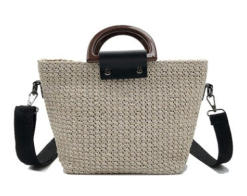SolunaWeave™ – Simple Straw Utility Tote