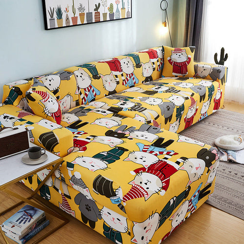 LineaFlex™ – Modern Graphic Stretch Sofa Cover