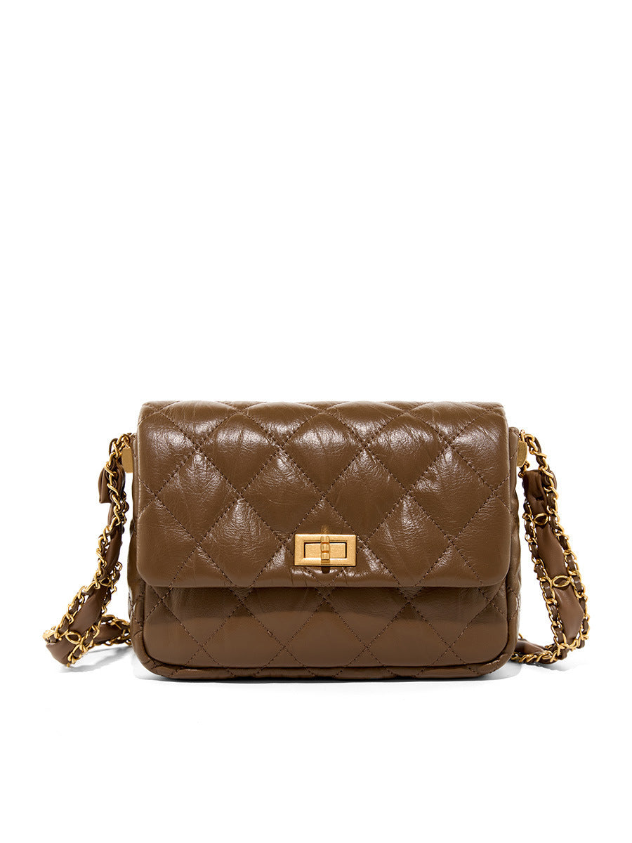 SolunaLuxe™ – Château Chain Messenger Bag