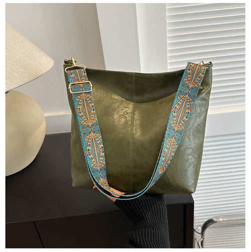 EthnicaBag™ – Women’s Shoulder Bag with Ethnic Wide Strap
