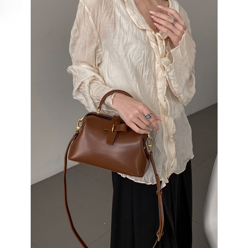 LuxeTann™ – Atelier Box Cowhide Bag