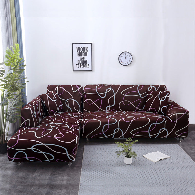 LineaFlex™ – Modern Graphic Stretch Sofa Cover