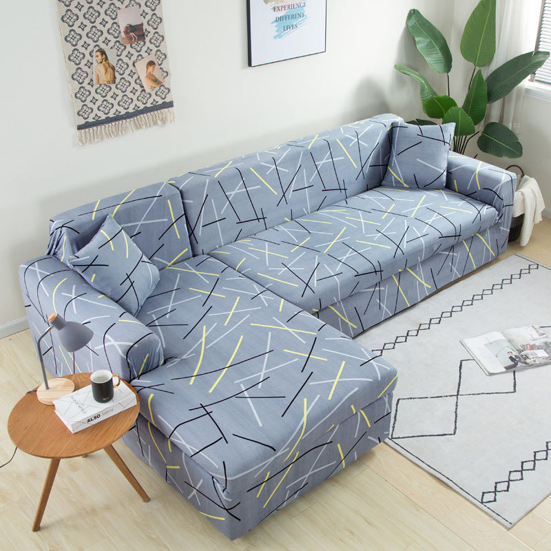 LineaFlex™ – Modern Graphic Stretch Sofa Cover
