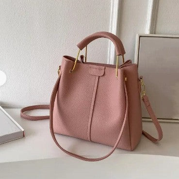 Roselle™ – Textured Mini Bucket Bag (Korean Style)