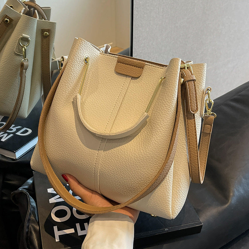 Roselle™ – Textured Mini Bucket Bag (Korean Style)