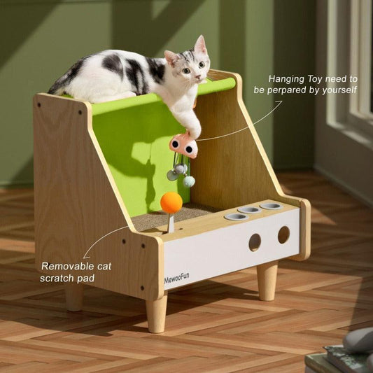 All-In-One Cozy Cat Haven: The Perfect Semi-Enclosed Retreat For Your
