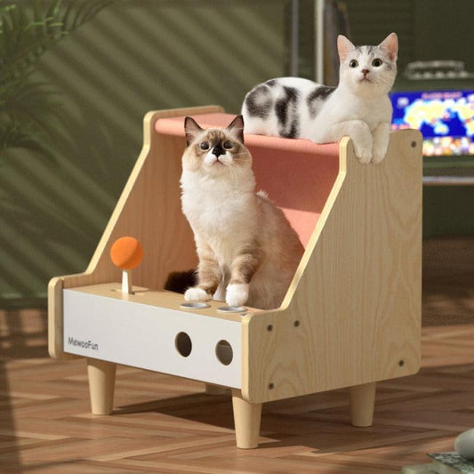 All-In-One Cozy Cat Haven: The Perfect Semi-Enclosed Retreat For Your