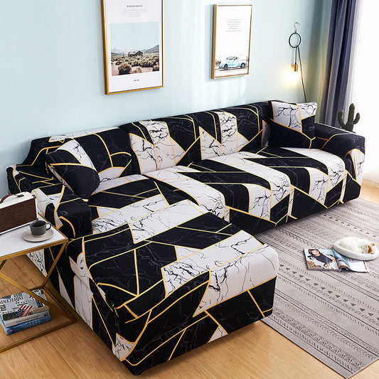LineaFlex™ – Modern Graphic Stretch Sofa Cover